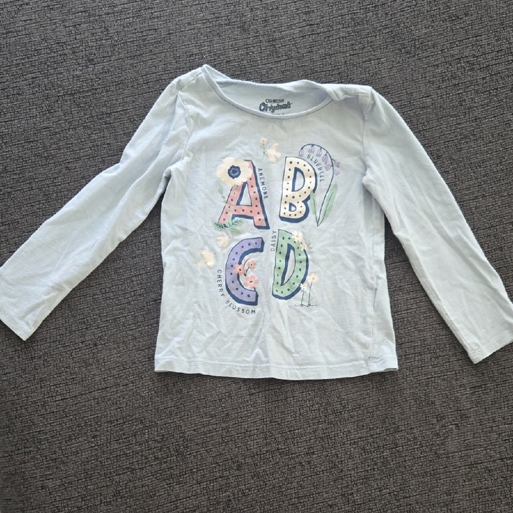 OshKosh B'gosh White Long Sleeve Tee